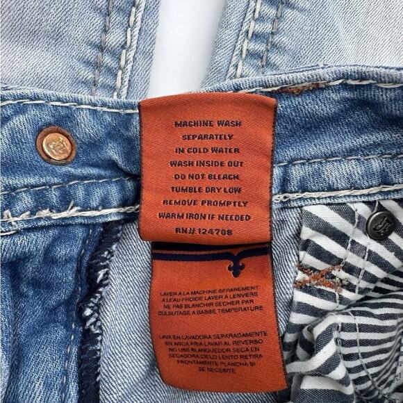 Rock Revival Anett Capri Jeans Women's Size 29 Embroidered Beach Vacation Y2K - Picture 10 of 14